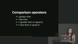 Comparison & Equality Operators