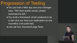 Progression of Testing